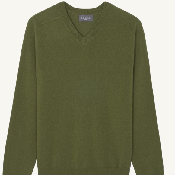 ERIC BOMPARD - Mens Cashmere V Neck Sweater #MO3613 Various Sizes MSRP $430 NWT - Picture 1 of 2